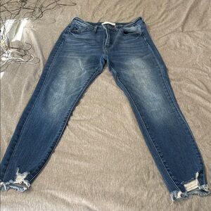 KanCan Distressed Blue Skinny Jeans